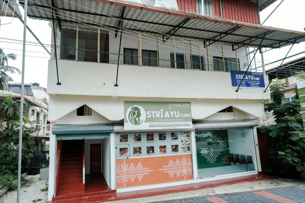 Exterior of STRĪ AYU Ayurveda clinic in Nagori, Mangalore